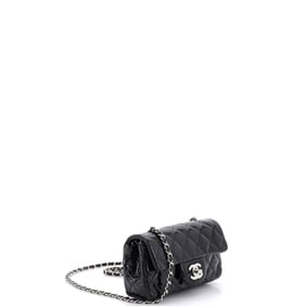 Chanel Chanel Classic Single Flap Bag Quilted Patent Extra Mini