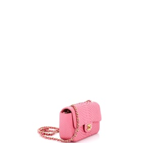 Chanel Chanel Classic Single Flap Bag Python Mini