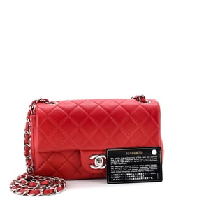 Chanel Chanel Classic Single Flap Bag Quilted Lambskin Mini