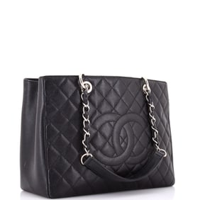 Chanel Chanel Grand Shopping Tote Quilted Caviar