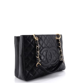 Chanel Chanel Grand Shopping Tote Quilted Caviar