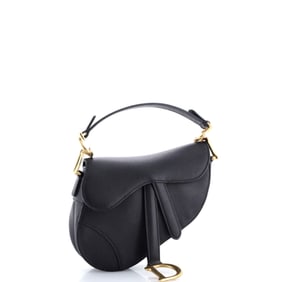 Christian Dior Christian Dior Saddle Handbag Leather Mini
