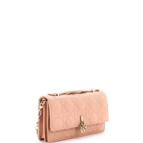 Christian Dior Christian Dior My Dior Top Handle Flap Bag Cannage Quilt Lambskin Mini