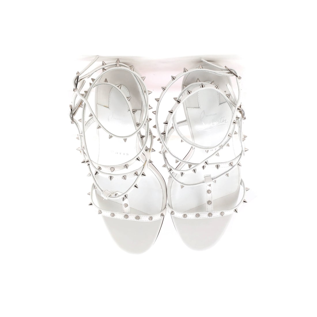 Christian Louboutin Christian Louboutin Women's Bombina Heeled Sandals Studded Leather 100 (1 of 4)