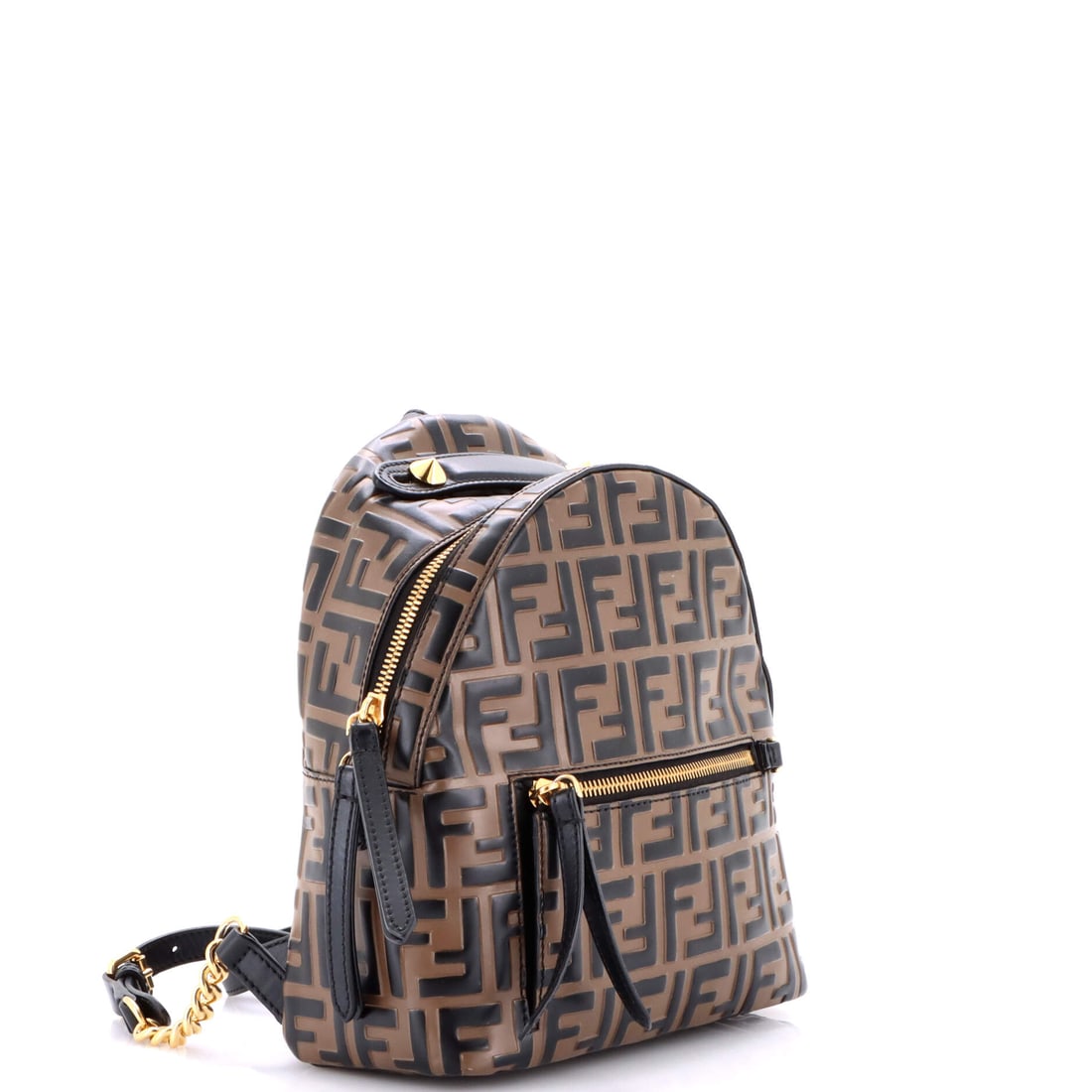 Fendi Fendi By The Way Backpack Zucca Embossed Leather Mini: Authentic Fendi Fendi By The Way Backpack Zucca Embossed Leather Mini. Designed to be noticed, built to last. Measures about 10.0H x 8.0W x 3.5D inches. A strong staple for any luxury lineup. File und