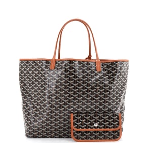 Goyard Goyard Saint Louis Reversible Tote Coated Canvas and Printed Canvas GM