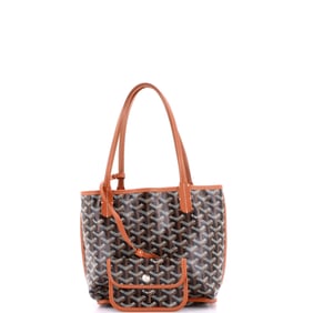 Goyard Goyard Anjou Reversible Tote Coated Canvas Mini