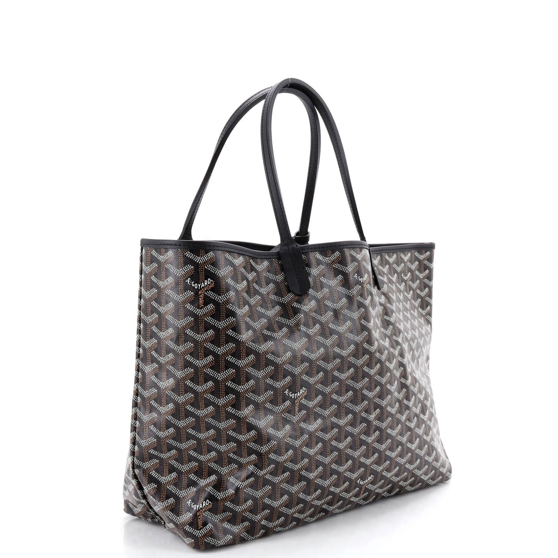 Goyard Goyard Saint Louis Tote Coated Canvas PM: Authentic Goyard Goyard Saint Louis Tote Coated Canvas PM. One part iconic, one part irresistible. Approximate dimensions are 11.0 by 13.0 by 6.0 inches. Sized for real life, styled for compliments. F