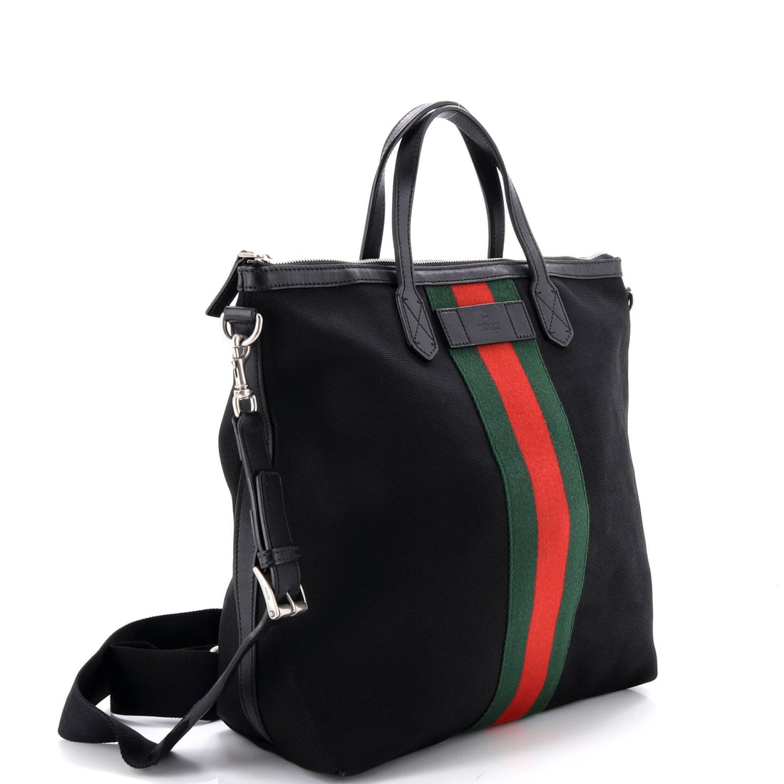 Gucci Gucci Web Zip Tote Techno Canvas Medium (1 of 6)