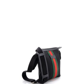 Gucci Gucci Web Messenger Bag Techno Canvas Small