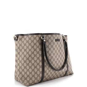Gucci Gucci Joy Tote GG Coated Canvas with Leather Medium