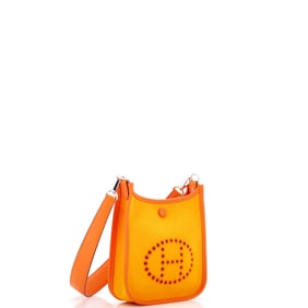 Hermes Hermes Neo Evelyne Bag Toile and Leather TPM