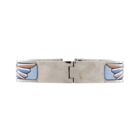 Hermes Hermes Clic H Bracelet Printed Enamel Extra Narrow