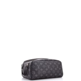 Louis Vuitton Louis Vuitton Dopp Kit Toiletry Pouch Monogram Eclipse Canvas