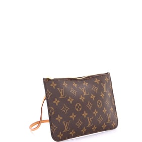 Louis Vuitton Louis Vuitton Neverfull Pochette Monogram Canvas Large