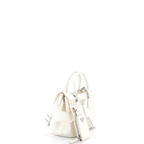Prada Prada Re-Edition Galleria Tote Saffiano Leather Micro