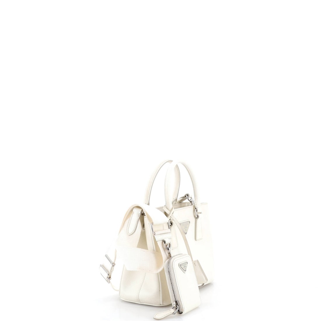 Prada Prada Re-Edition Galleria Tote Saffiano Leather Micro (1 of 8)