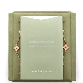 Van Cleef & Arpels Van Cleef & Arpels Vintage Alhambra 10 Motifs Necklace 18K Rose Gold