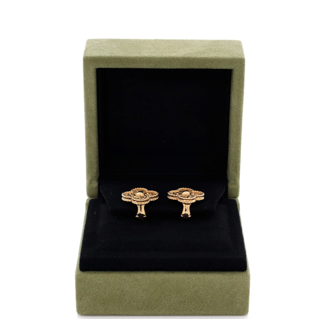 Van Cleef & Arpels Van Cleef & Arpels Vintage Alhambra Earrings 18K Yellow Gold (1 of 2)