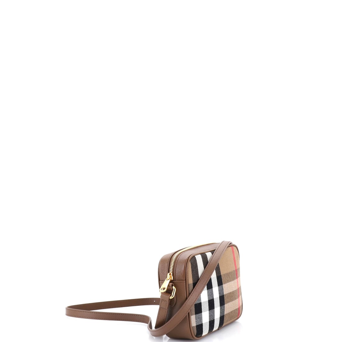 Burberry Camera Bag House Check Canvas Small: From the ateliers of Burberry, this is no ordinary handbag it's a marvel. Featuring the iconic Burberry Camera Bag House Check Canvas Small, its a testament to refined rebellion. The rich brown palett