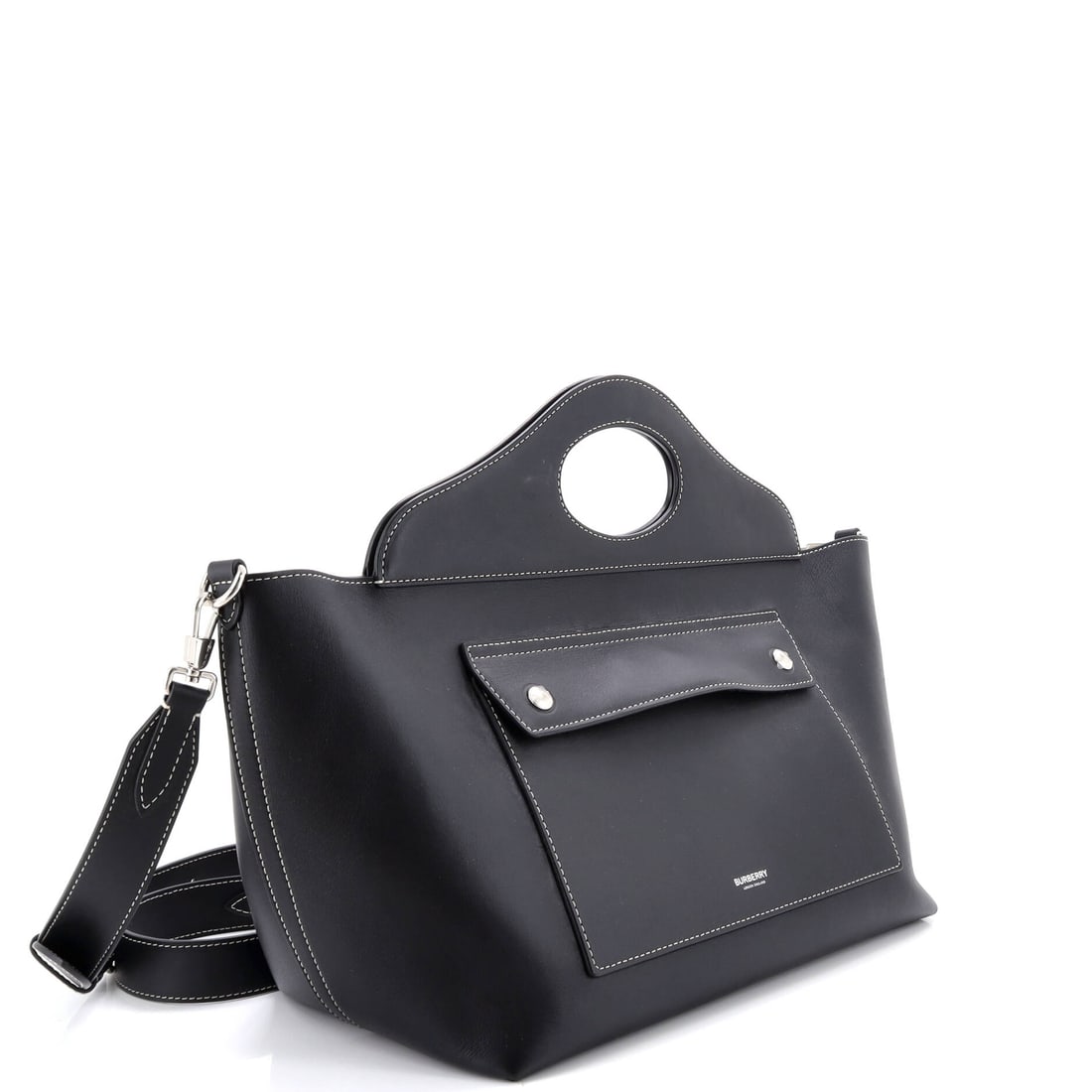 Burberry Soft Pocket Tote Leather Small (1 of 5)