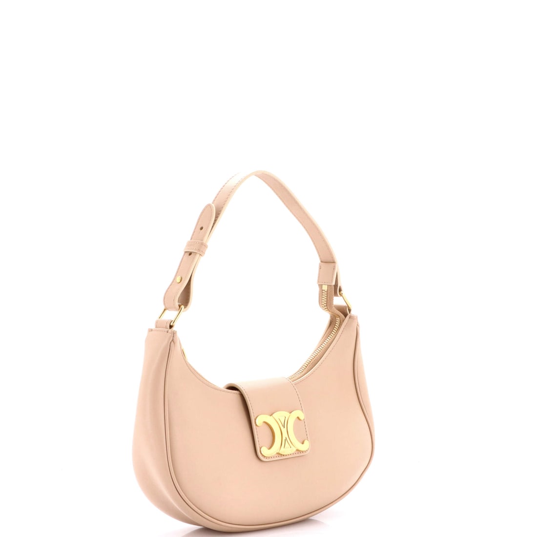 Celine Ava Triomphe Bag Leather: Masterfully designed by Celine, this arm candy is pure editorial gold. Featuring the iconic Celine Ava Triomphe Bag Leather, its a testament to refined rebellion. The rich neutral palette evokes sophi