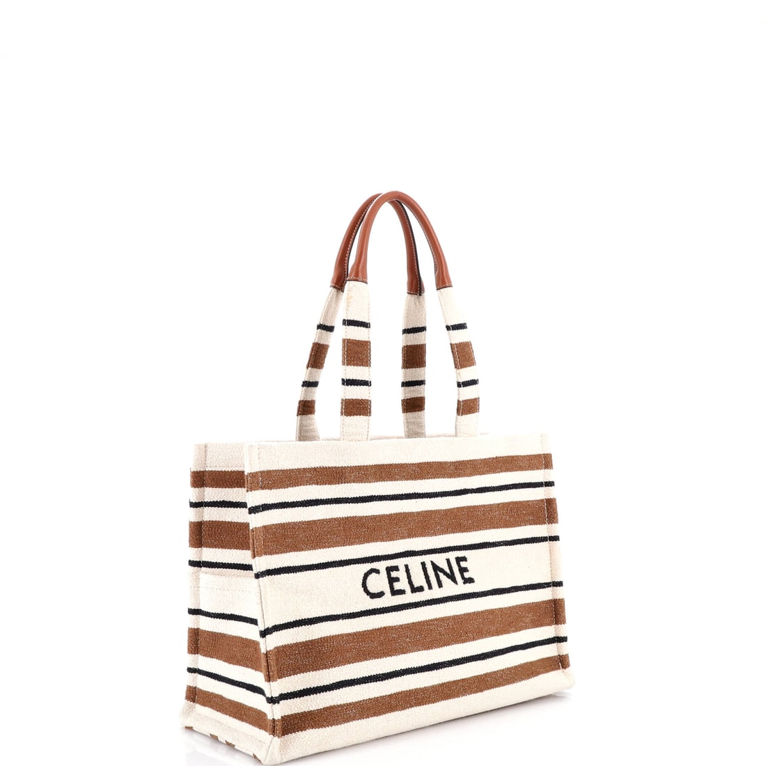 Celine Cabas Thais Tote Striped Jacquard Textile Large: Celine delivers iconic form and fearless flair with this stunning creation. Featuring the iconic Celine Cabas Thais Tote Striped Jacquard Textile Large, its a testament to refined rebellion. The rich