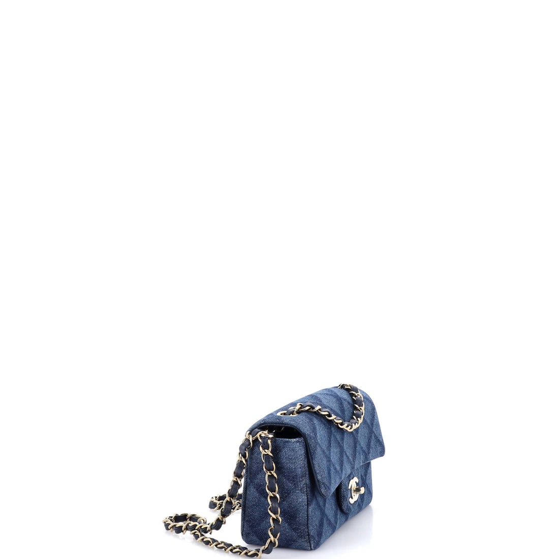 Chanel Classic Single Flap Bag 3D Quilt Printed Denim Mini: From the ateliers of Chanel, this is no ordinary handbag it's a marvel. Featuring the iconic Chanel Classic Single Flap Bag 3D Quilt Printed Denim Mini, its a testament to refined rebellion. The rich
