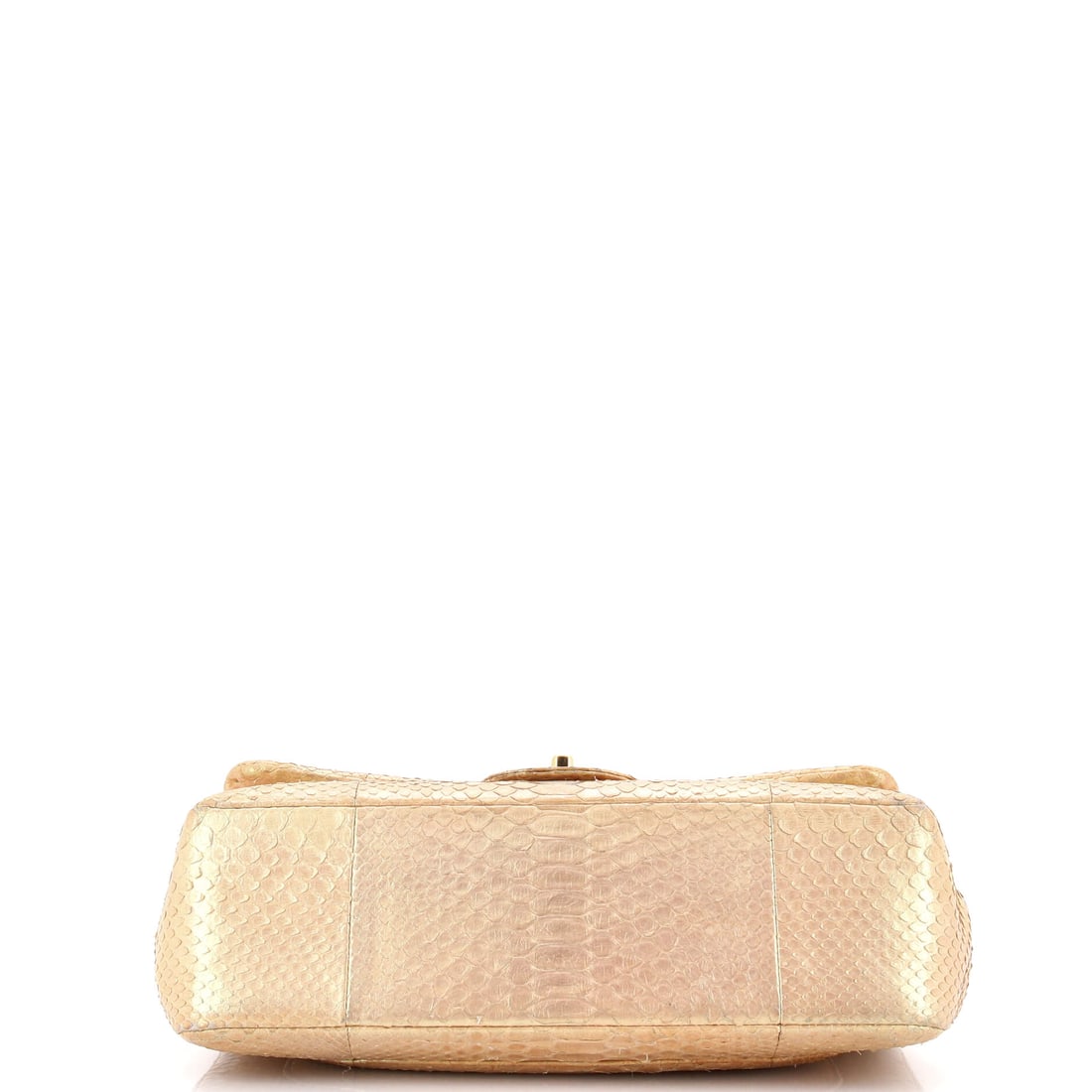 Chanel Classic Double Flap Bag Iridescent Python Jumbo - 3