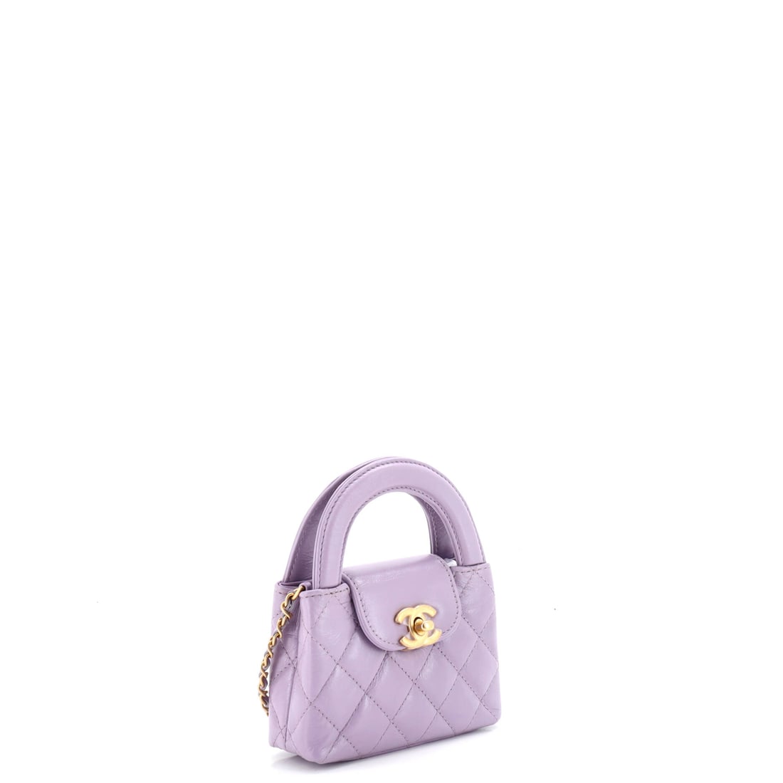 Chanel Kelly Top Handle Shopping Bag Quilted Shiny Aged Calfskin Nano: Luxury meets legend in this show-stopping Chanel piece, ready for your next grand entrance. Featuring the iconic Chanel Kelly Top Handle Shopping Bag Quilted Shiny Aged Calfskin Nano, its a testament