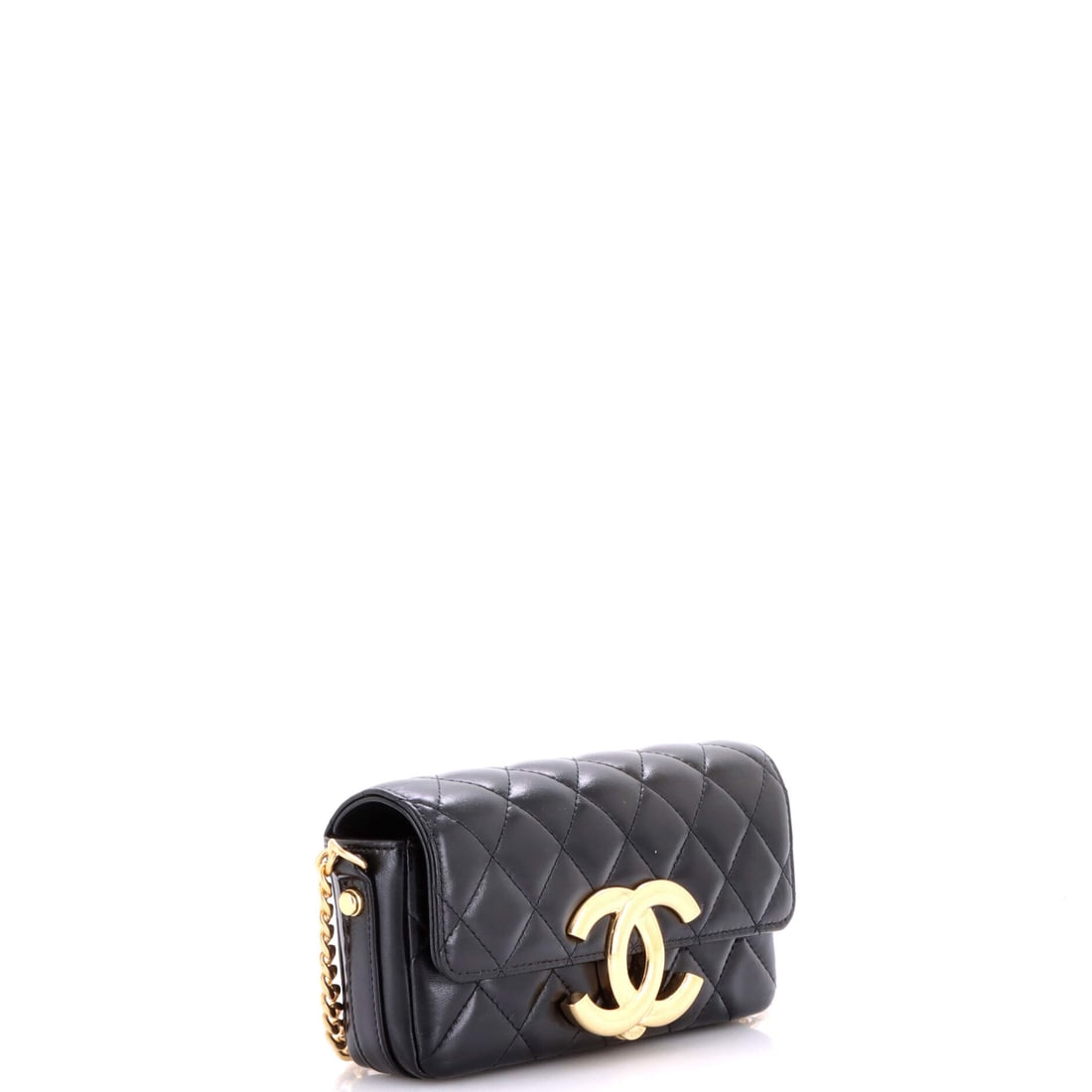 Chanel Giant CC Flap Baguette Bag Quilted Lambskin (1 of 6)