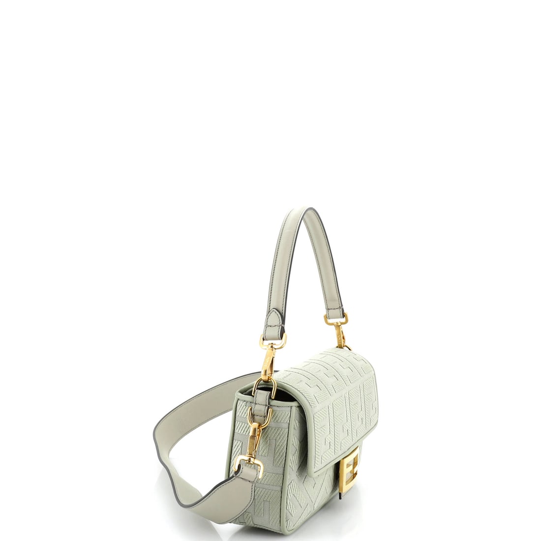 Fendi Baguette NM Bag Zucca Embroidered Canvas Medium: From the ateliers of Fendi, this is no ordinary handbag it's a marvel. Featuring the iconic Fendi Baguette NM Bag Zucca Embroidered Canvas Medium, its a testament to refined rebellion. The rich