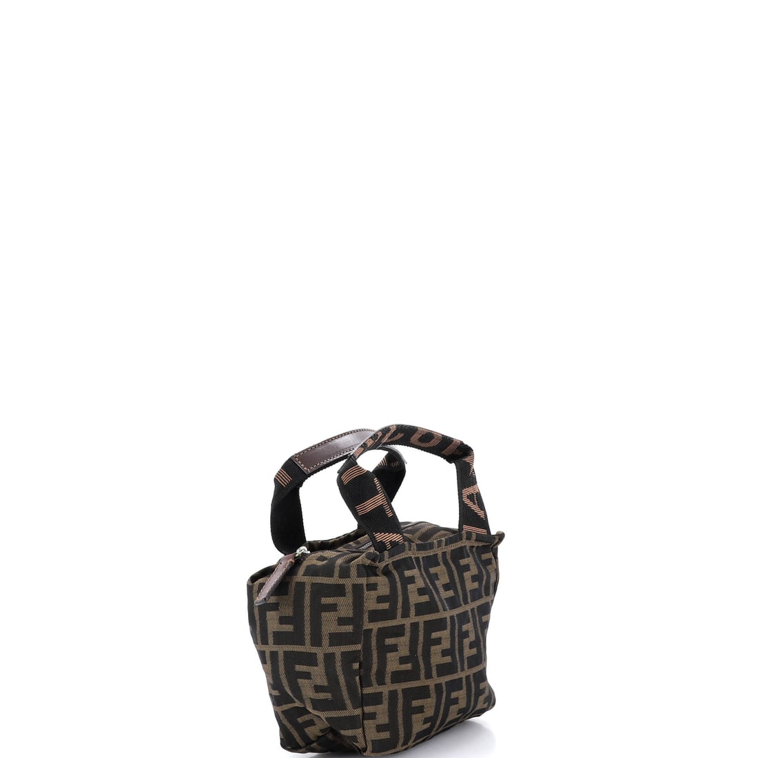 Fendi Vintage 1925 Cosmetic Tote Zucca Canvas Mini: A signature silhouette from Fendi, meticulously crafted to enchant collectors and connoisseurs alike. Featuring the iconic Fendi Vintage 1925 Cosmetic Tote Zucca Canvas Mini, its a testament to refine