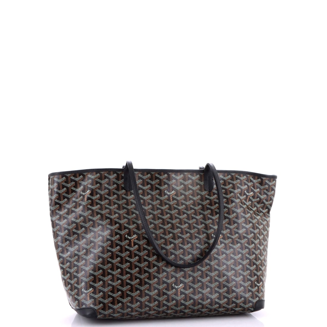 Goyard Artois Tote Coated Canvas MM: Masterfully designed by Goyard, this arm candy is pure editorial gold. Featuring the iconic Goyard Artois Tote Coated Canvas MM, its a testament to refined rebellion. The rich black palette evokes sop