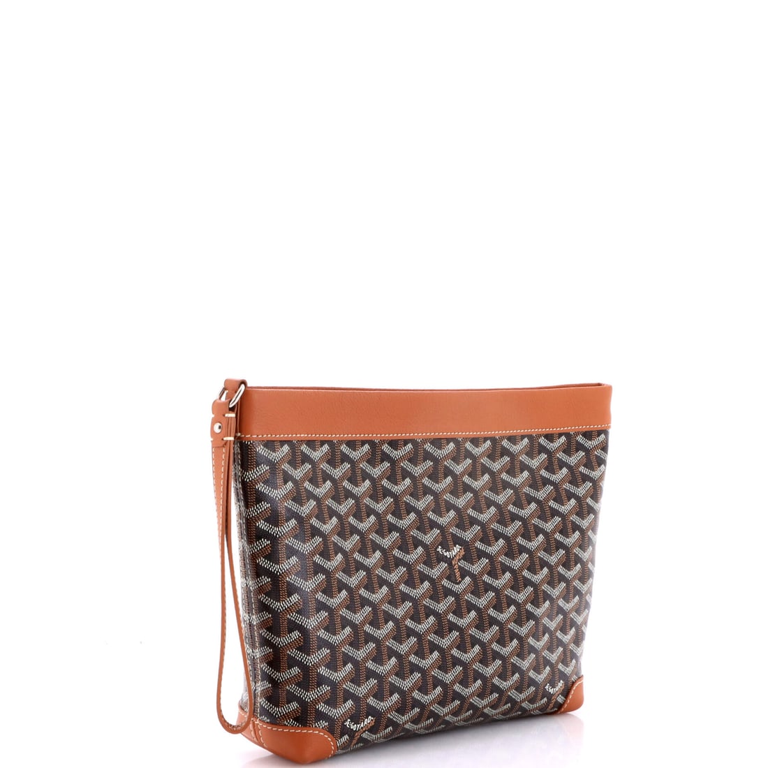 Goyard Goyardine Conti Pouch Coated Canvas: Goyard delivers iconic form and fearless flair with this stunning creation. Featuring the iconic Goyard Goyardine Conti Pouch Coated Canvas, its a testament to refined rebellion. The rich brown palett