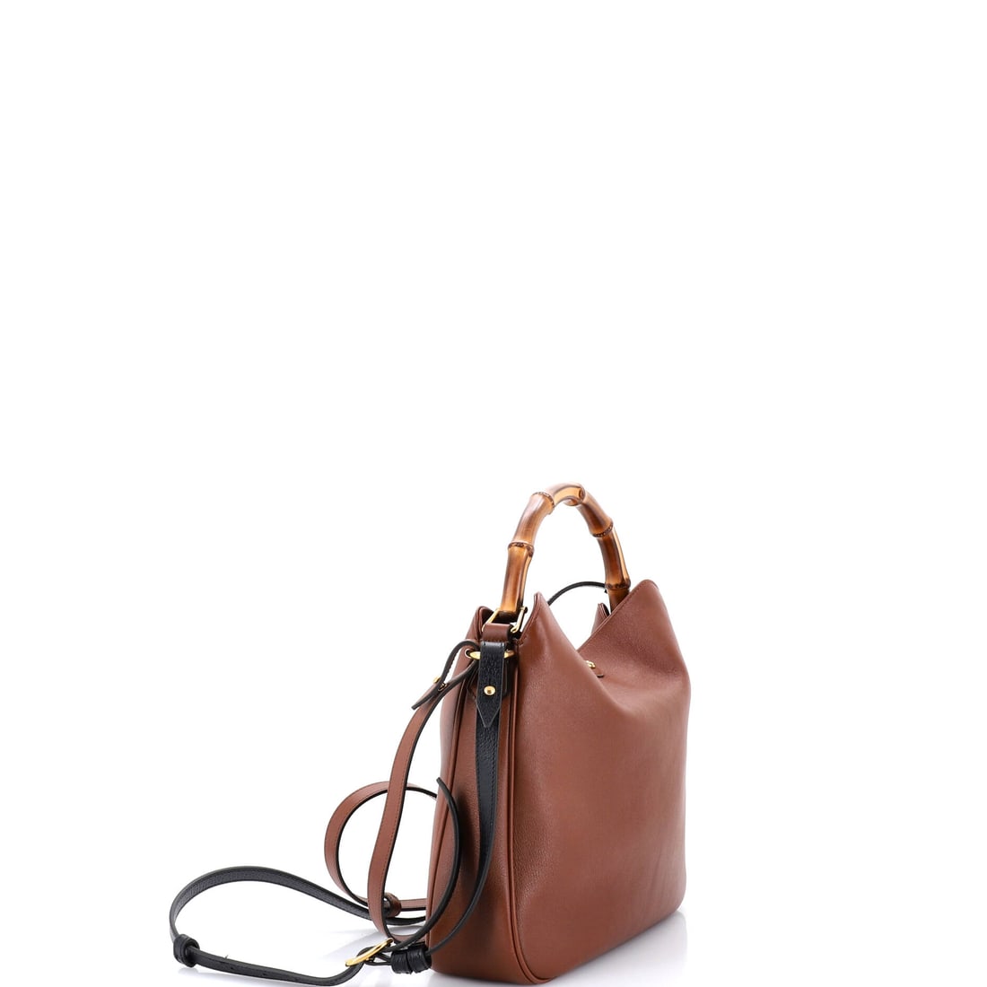 Gucci Diana NM Bamboo Shoulder Bag Leather Medium (1 of 5)