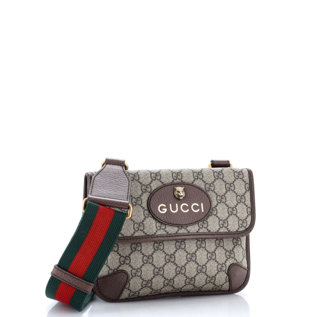 Gucci Neo Vintage Flap Messenger GG Coated Canvas Small: From the ateliers of Gucci, this is no ordinary handbag it's a marvel. Featuring the iconic Gucci Neo Vintage Flap Messenger GG Coated Canvas Small, its a testament to refined rebellion. The rich brow