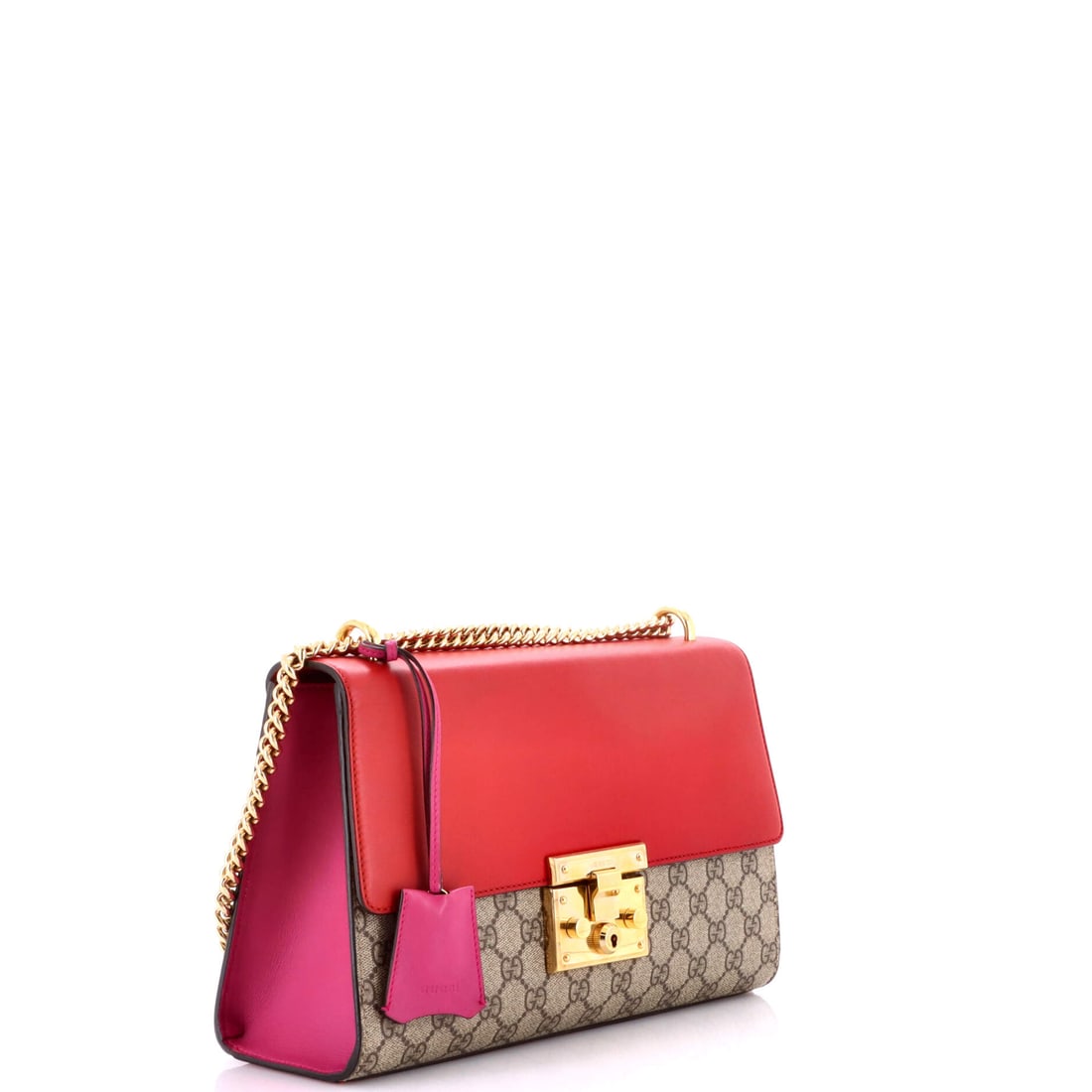 Gucci Padlock Shoulder Bag GG Coated Canvas and Leather Medium (1 of 7)