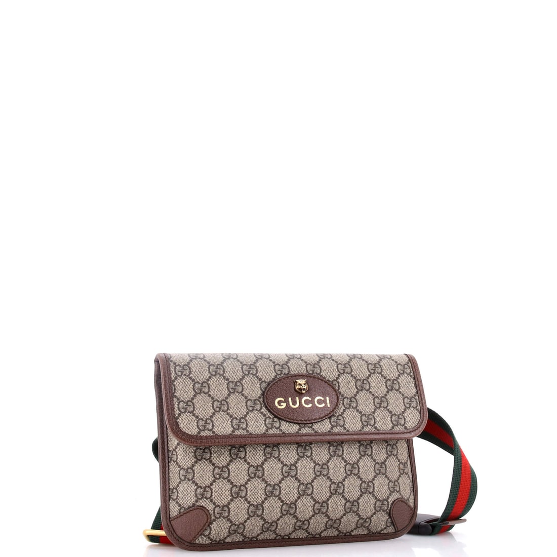 Gucci Neo Vintage Flap Belt Bag GG Coated Canvas (1 of 5)