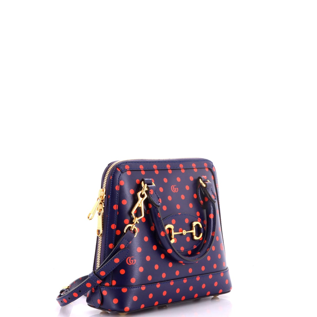 Gucci Horsebit 1955 Top Handle Bag Printed Leather Small (1 of 6)