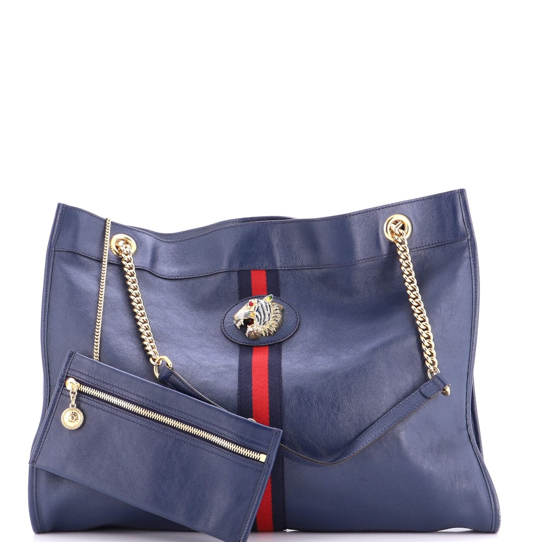 Gucci Rajah Chain Tote Leather Large (1 of 8)