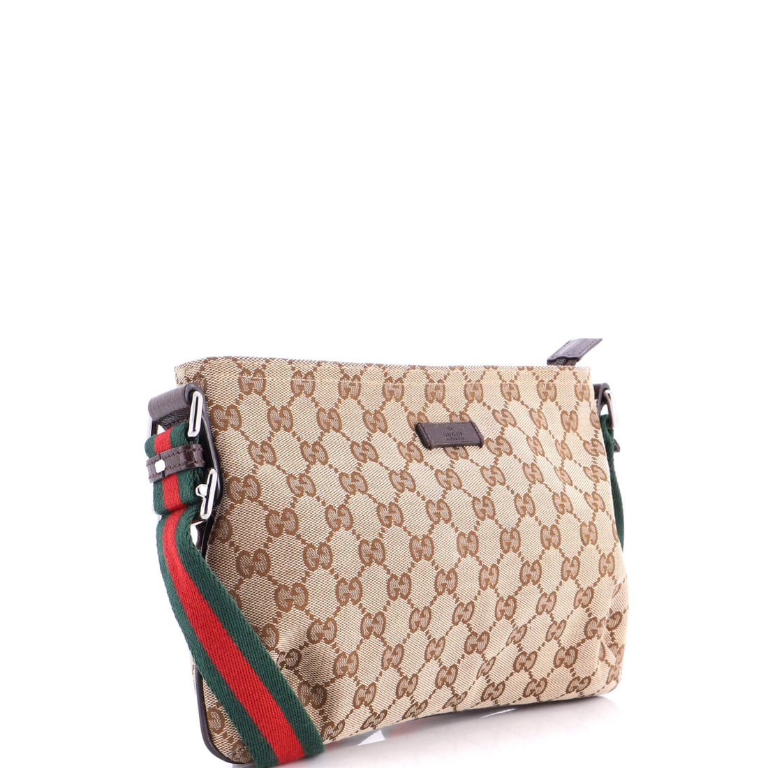 Gucci Web Strap Messenger Bag GG Canvas Small (1 of 7)