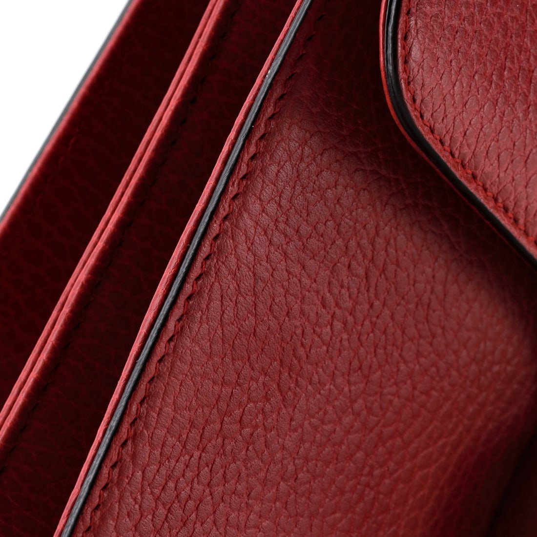 Gucci Interlocking Shoulder Bag Leather Small - 5