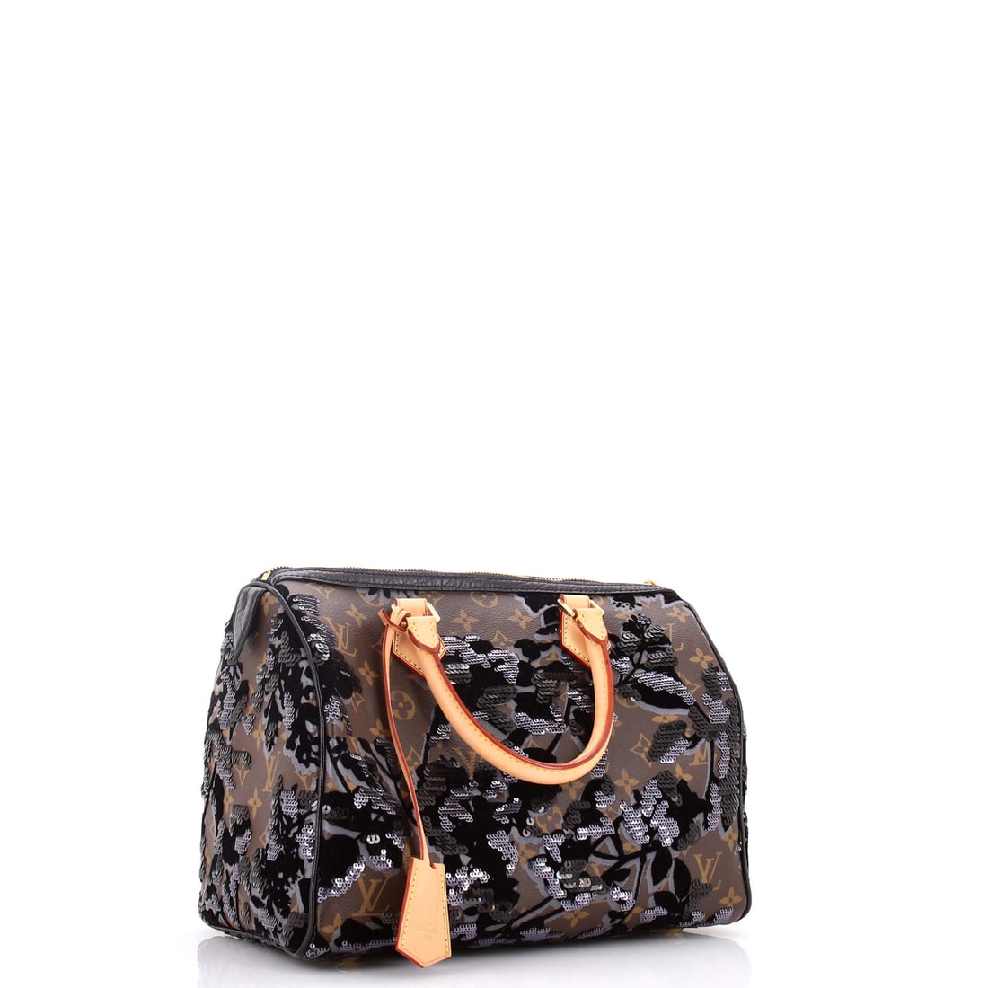 Louis Vuitton Speedy Handbag Fleur De Jais Monogram Canvas 30: Louis Vuitton delivers iconic form and fearless flair with this stunning creation. Featuring the iconic Louis Vuitton Speedy Handbag Fleur De Jais Monogram Canvas 30, its a testament to refined rebell