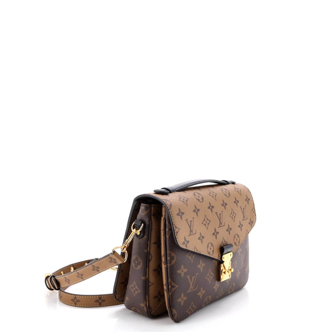 Louis Vuitton Pochette Metis Reverse Monogram Canvas: Luxury meets legend in this show-stopping Louis Vuitton piece, ready for your next grand entrance. Featuring the iconic Louis Vuitton Pochette Metis Reverse Monogram Canvas, its a testament to refined