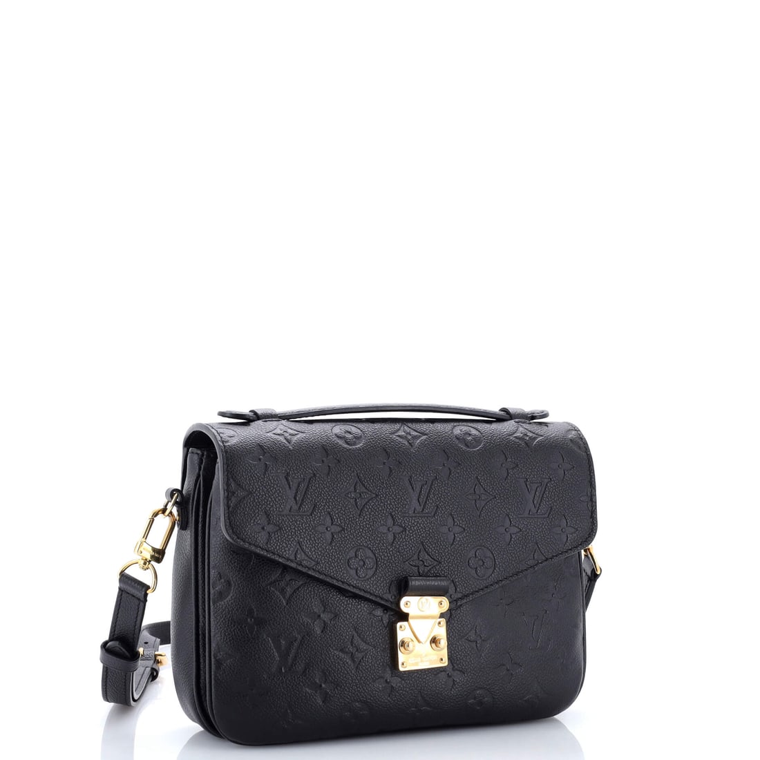 Louis Vuitton Pochette Metis Monogram Empreinte Leather: Masterfully designed by Louis Vuitton, this arm candy is pure editorial gold. Featuring the iconic Louis Vuitton Pochette Metis Monogram Empreinte Leather, its a testament to refined rebellion. The ri