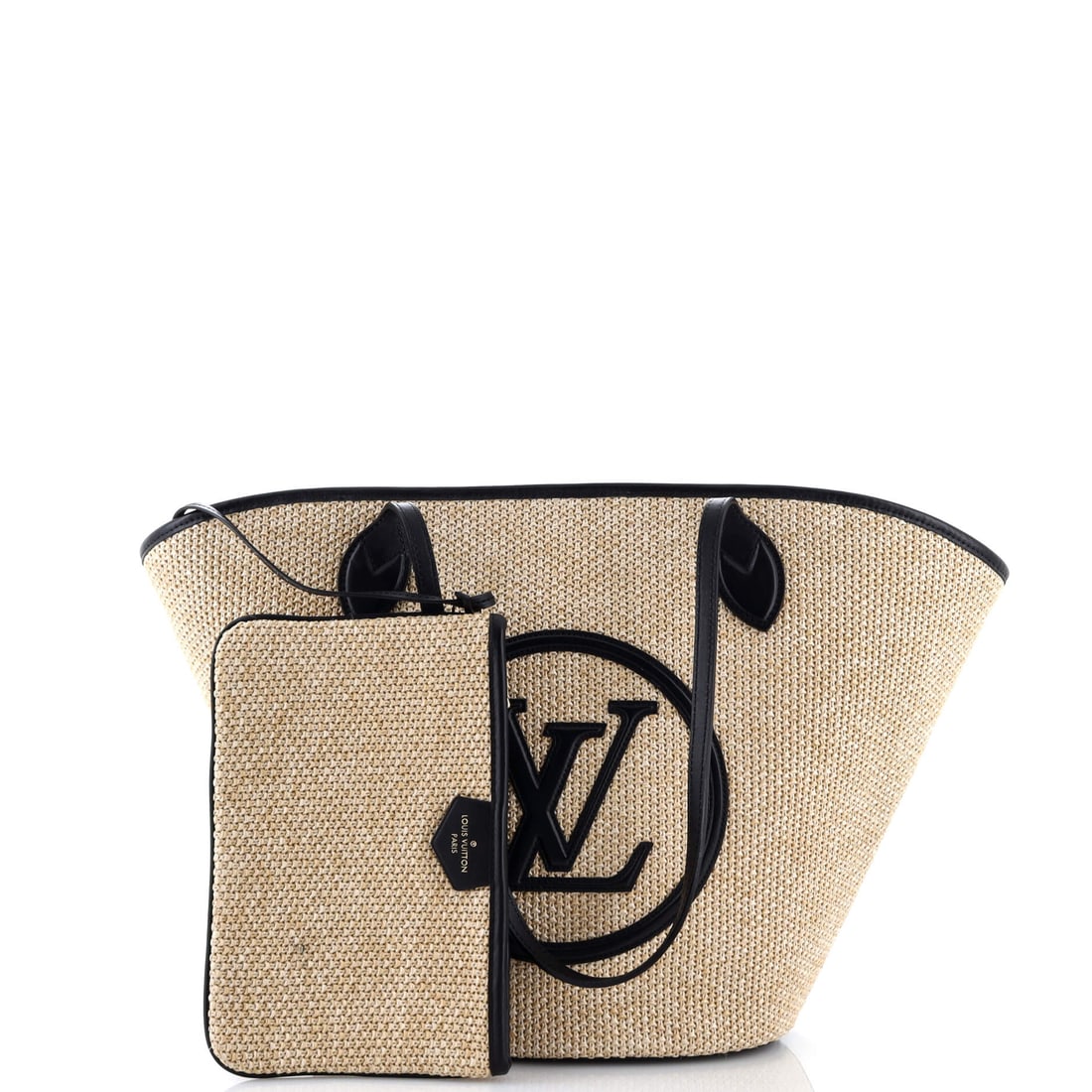 Louis Vuitton Saint Jacques NM Handbag Raffia and Leather (1 of 8)