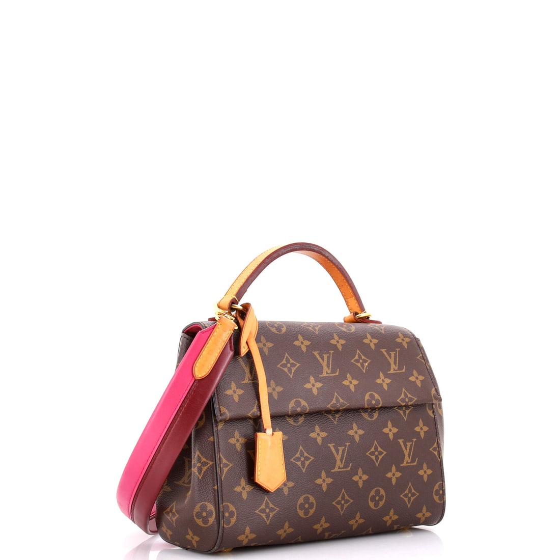 Louis Vuitton Cluny Top Handle Bag Monogram Canvas BB: Masterfully designed by Louis Vuitton, this arm candy is pure editorial gold. Featuring the iconic Louis Vuitton Cluny Top Handle Bag Monogram Canvas BB, its a testament to refined rebellion. The rich