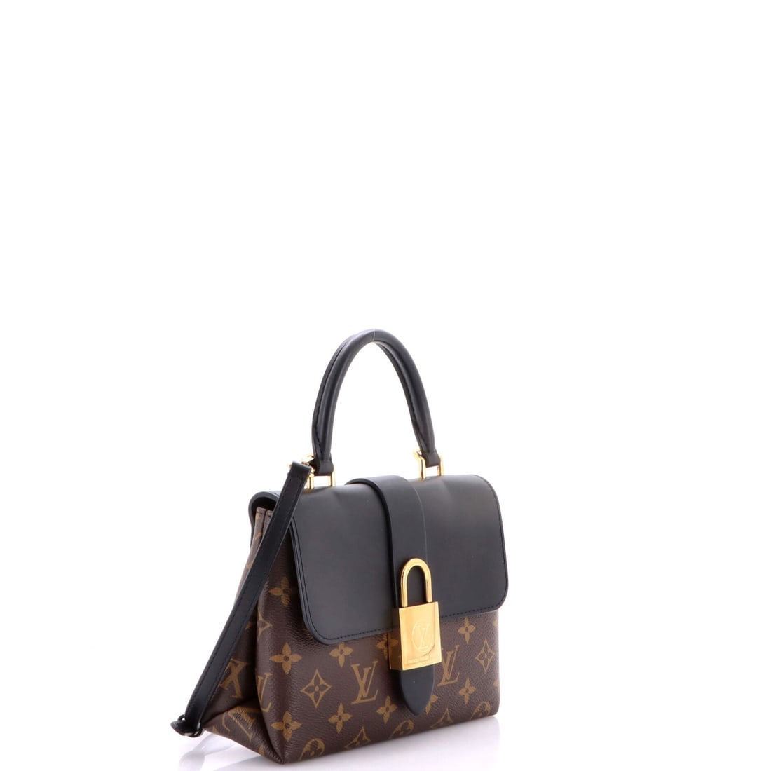 Louis Vuitton Locky Handbag Monogram Canvas with Leather BB: Louis Vuitton delivers iconic form and fearless flair with this stunning creation. Featuring the iconic Louis Vuitton Locky Handbag Monogram Canvas with Leather BB, its a testament to refined rebellio