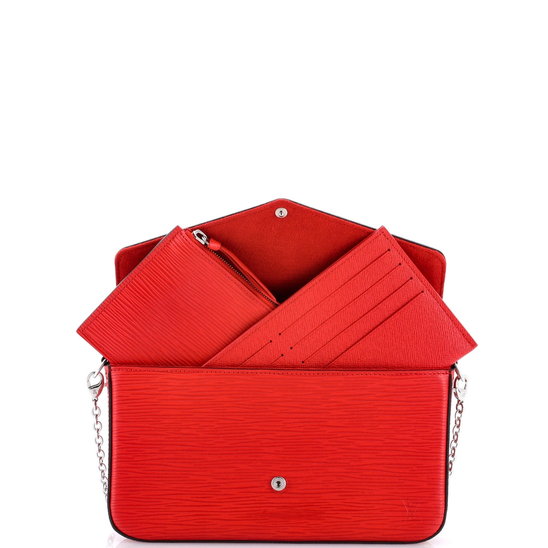 Louis Vuitton Felicie Pochette Epi Leather: Luxury meets legend in this show-stopping Louis Vuitton piece, ready for your next grand entrance. Featuring the iconic Louis Vuitton Felicie Pochette Epi Leather, its a testament to refined